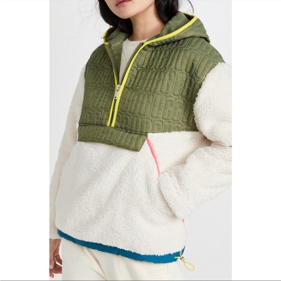 UGG IGGY SHERPA HALF ZIP PULLOVER - Picture 4 of 11